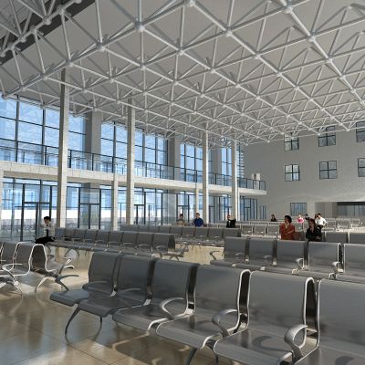 现代客运站车站候车厅