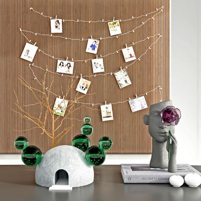 现代装饰摆件照片墙人物雕塑雕像摆件摆台