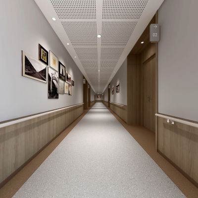 现代医院疗养中心护士站