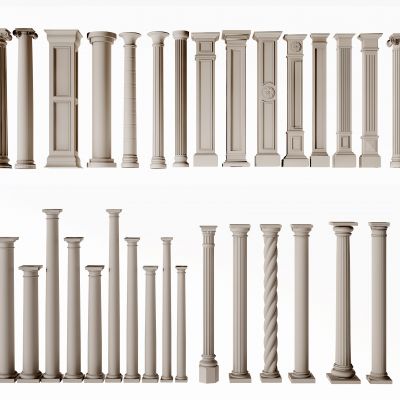 欧式方形圆形罗马柱