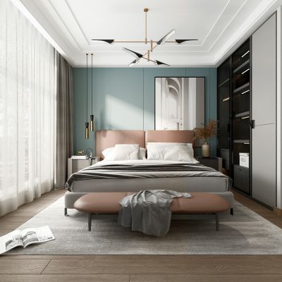 现代简约卧室