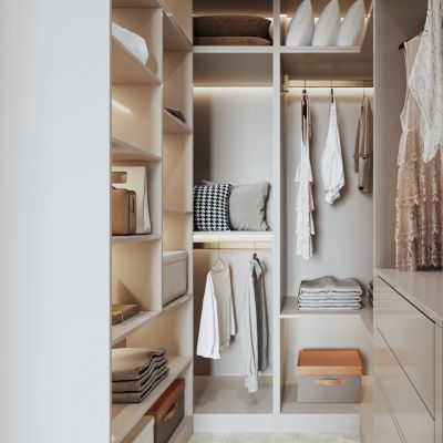 现代简约衣帽间
