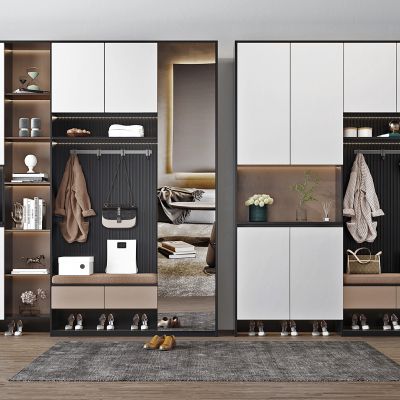 现代玄关鞋柜橱柜