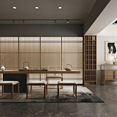 新中式轻奢茶室