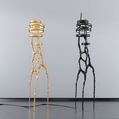 现代异形抽象落地灯