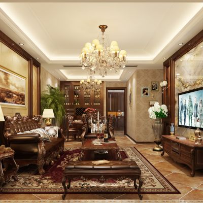古典美式轻奢客餐厅