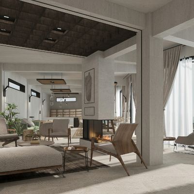 现代轻餐休闲咖啡店