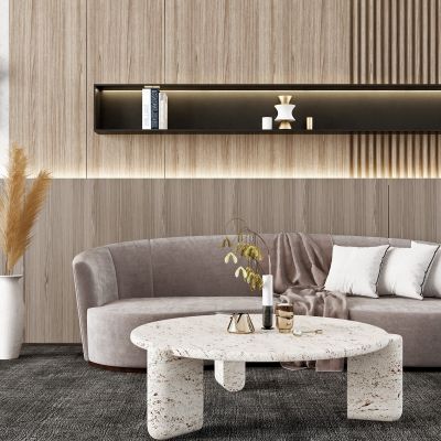 意大利现代沙发茶几组合