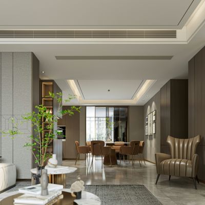 现代轻奢客餐厅