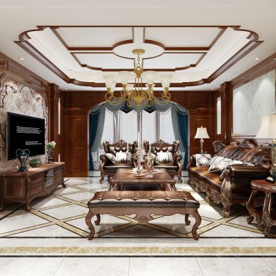 美式客厅