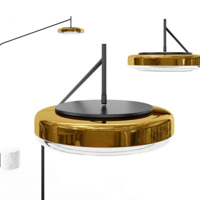 现代轻奢金属落地灯