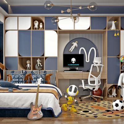 现代榻榻米儿童房
