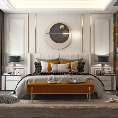 现代轻奢卧室