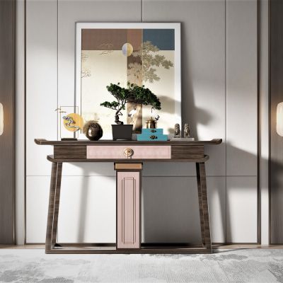 新中式风格端景条案