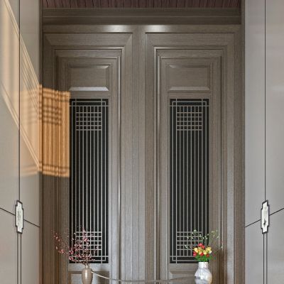 新中式玄关端景台花瓶条案