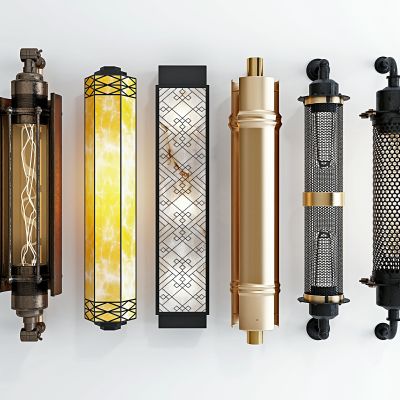 新中式轻奢铁艺壁灯