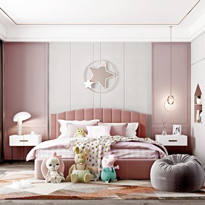 现代女儿房卧室