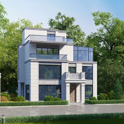 现代别墅外观