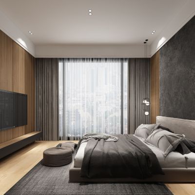 现代主卧室