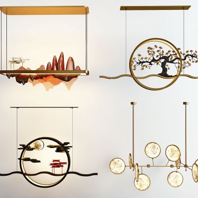 新中式禅意装饰吊灯
