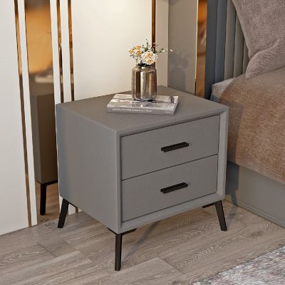 现代方形床头柜