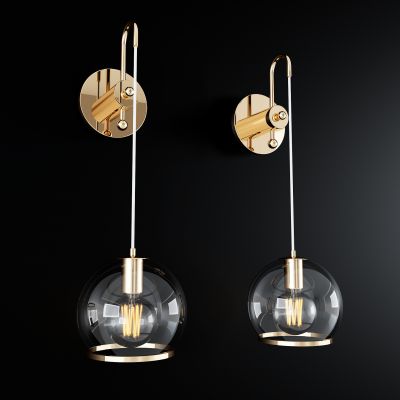现代轻奢玻璃壁灯