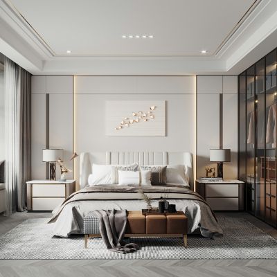 现代卧室