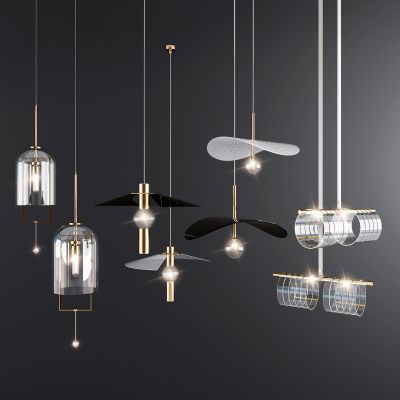 现代吊灯组合