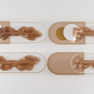 新中式铁艺墙饰挂饰挂件