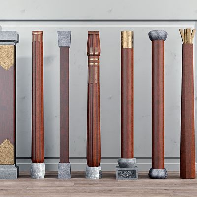 新中式柱子