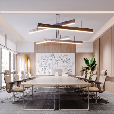 现代简约北欧轻奢会议室