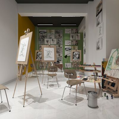 现代画室