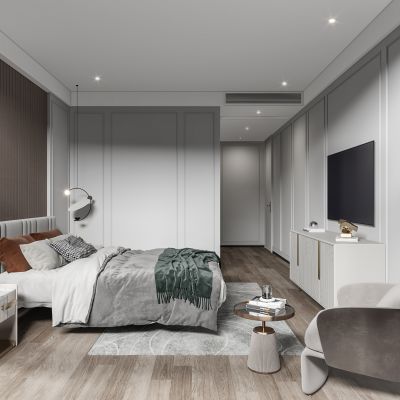 现代卧室