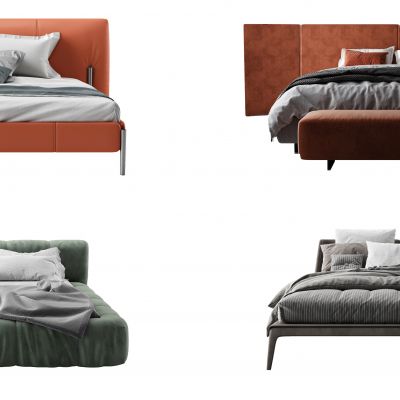 现代双人床 双人床