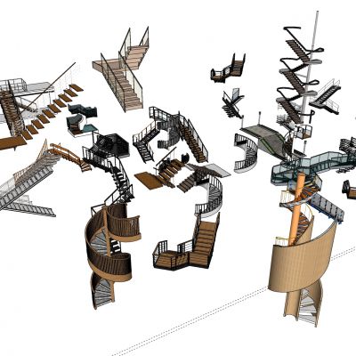 楼梯合集 室内楼梯 现代风格