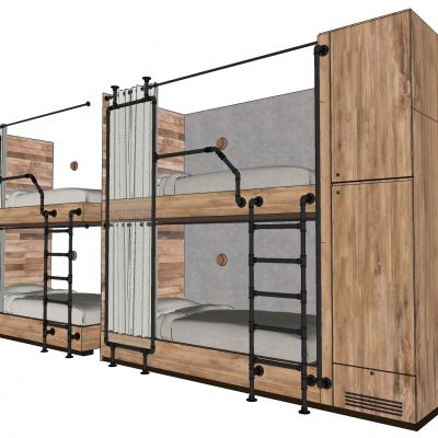 上下床 工业风床