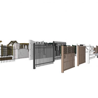 现代珊栏 停车棚 栏杆 护栏