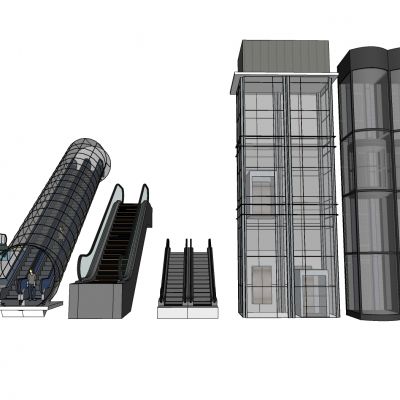 现代电梯 扶手电梯 升降电梯合集