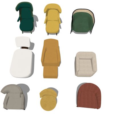 现代休闲沙发 单人沙发 沙发凳 沙发椅