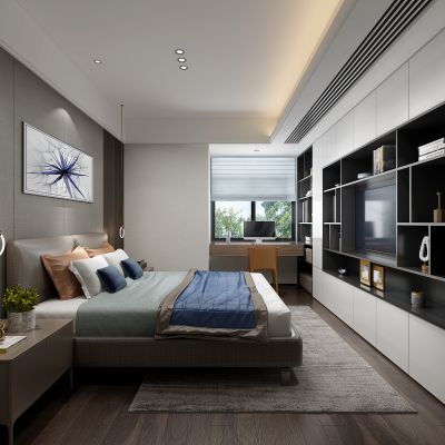 现代卧室