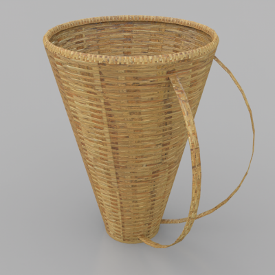 现代竹筐 竹篮 竹篓 背篓 背篼