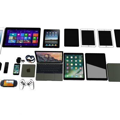 现代平板电脑 ipad 手机 电子手表 随身听 游戏机 游戏手柄