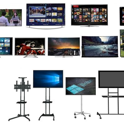 现代电视，播音电视，挂壁电视