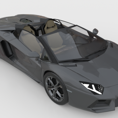 现代汽车 兰博基尼跑车 豪华跑车 汽车