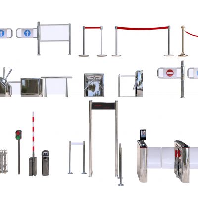 现代礼宾杆 一米栏 闸机 安检门 红绿灯 门禁机