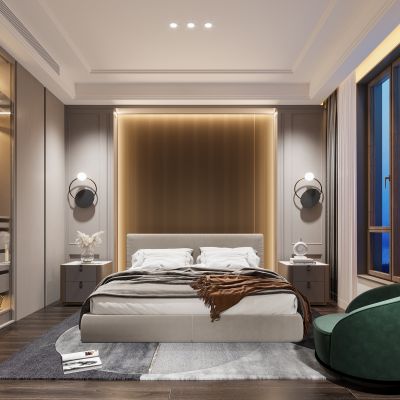 现代卧室