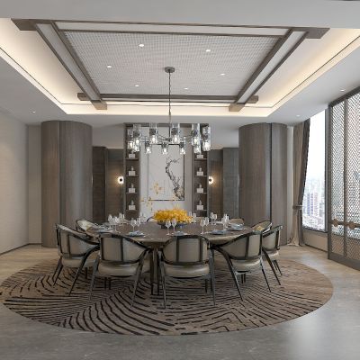 新中式餐厅包房