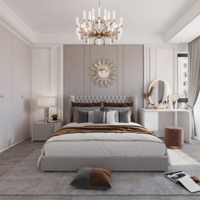 简欧卧室
