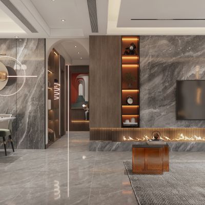 现代轻奢客餐厅