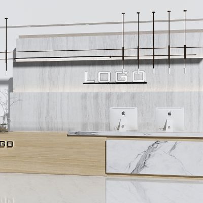 现代公司大堂3D模型